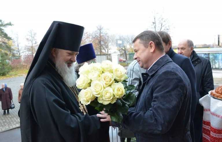 Юрий Прохоров: сегодня наш город посетил епископ Тихон Видновский.