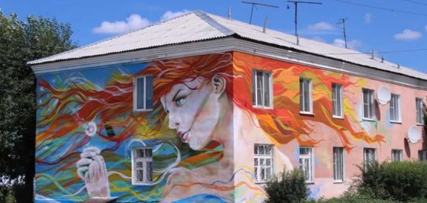 Фестиваль граффити проходит в Свирске Иркутской области