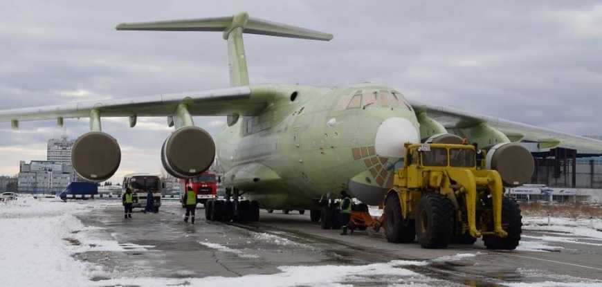 Новый тяжелый транспортный самолет Ил-76МД-90А построен в Ульяновске на самолетостроительном предприятии «Авиастар-СП»