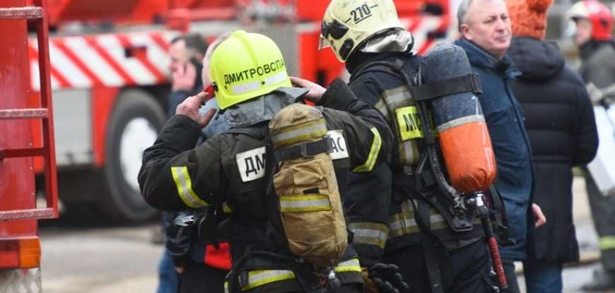 Ночной пожар случился в частном хосписе в Красногорске. Есть жертвы