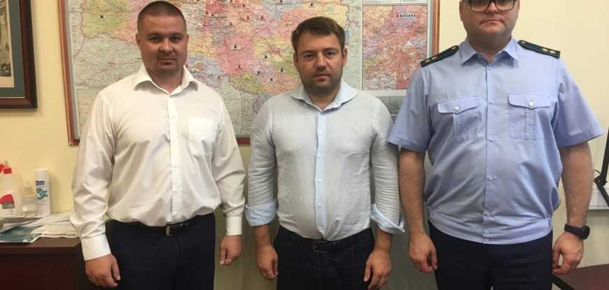 Артур Шлыков и Владимир Саксонов провели рабочую встречу в Доме Правительства Московской области