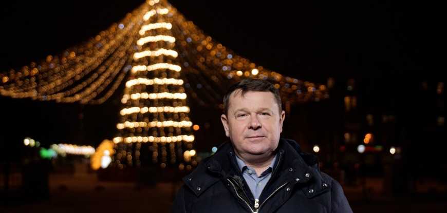 Глава города Юрий Прохоров поздравил жуковчан с Новым годом