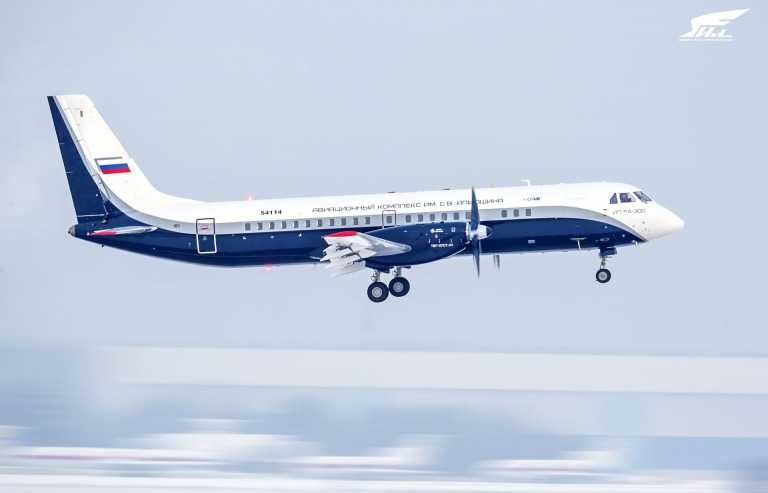 Региональный турбовинтовой пассажирский самолета Ил-114-300 в январе совершил очередной испытательный полёт
