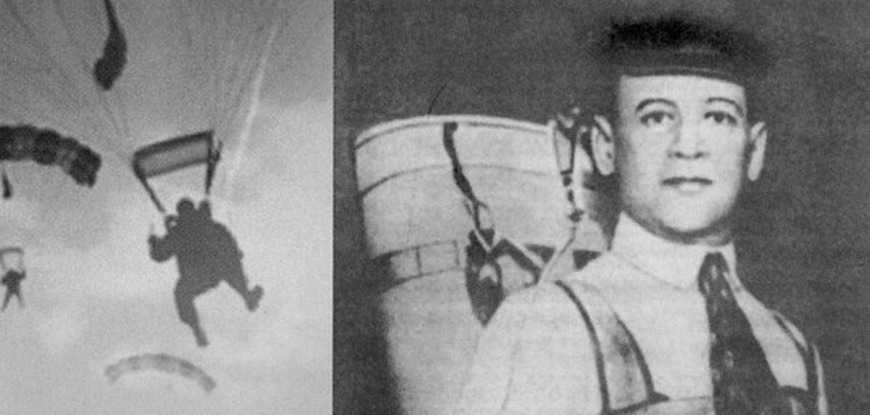 Глеб Котельников, русский изобретатель-самородок, 6 июня 1912 года продемонстрировал первый ранцевый парашют