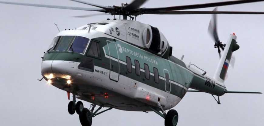 Новейший российский многоцелевой вертолет МИ - 38 запускают в массовое производство