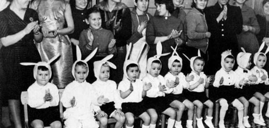 Новый год в детском саду. 20 век. 60 -е годы.