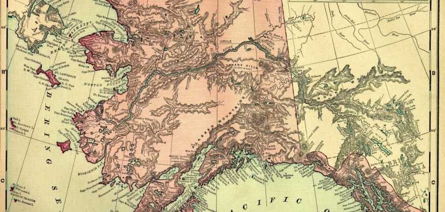 17 апреля 1824 г. определена граница русских владений в Северной Америке.
